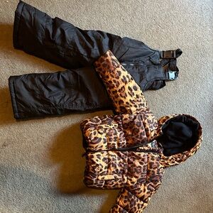 Rothschild Leopard Print Jacket with Black Pants